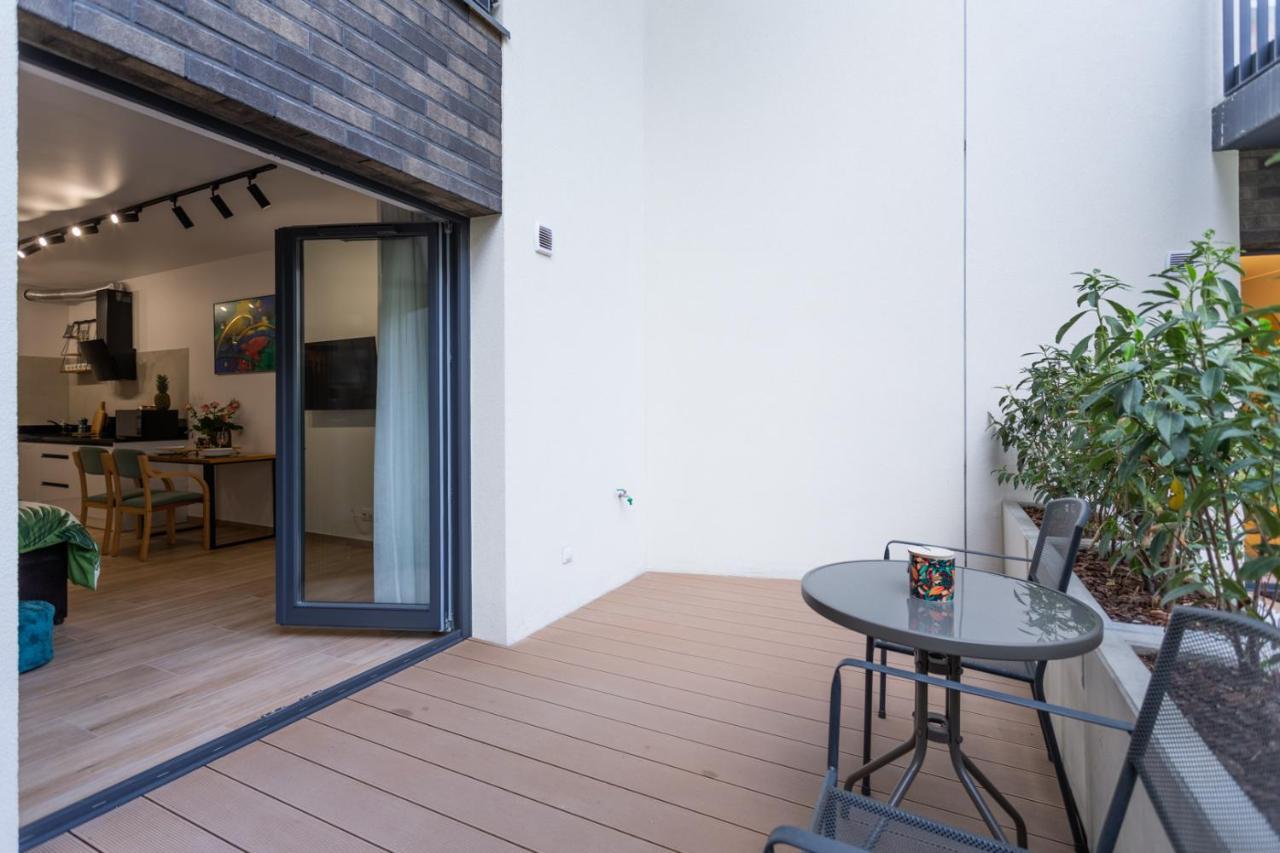 Luxurycity Apartment With Terrace Wrocław Exterior foto